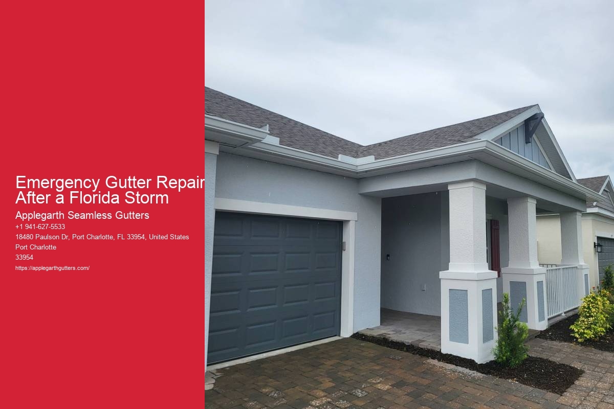 Emergency Gutter Repair After a Florida Storm